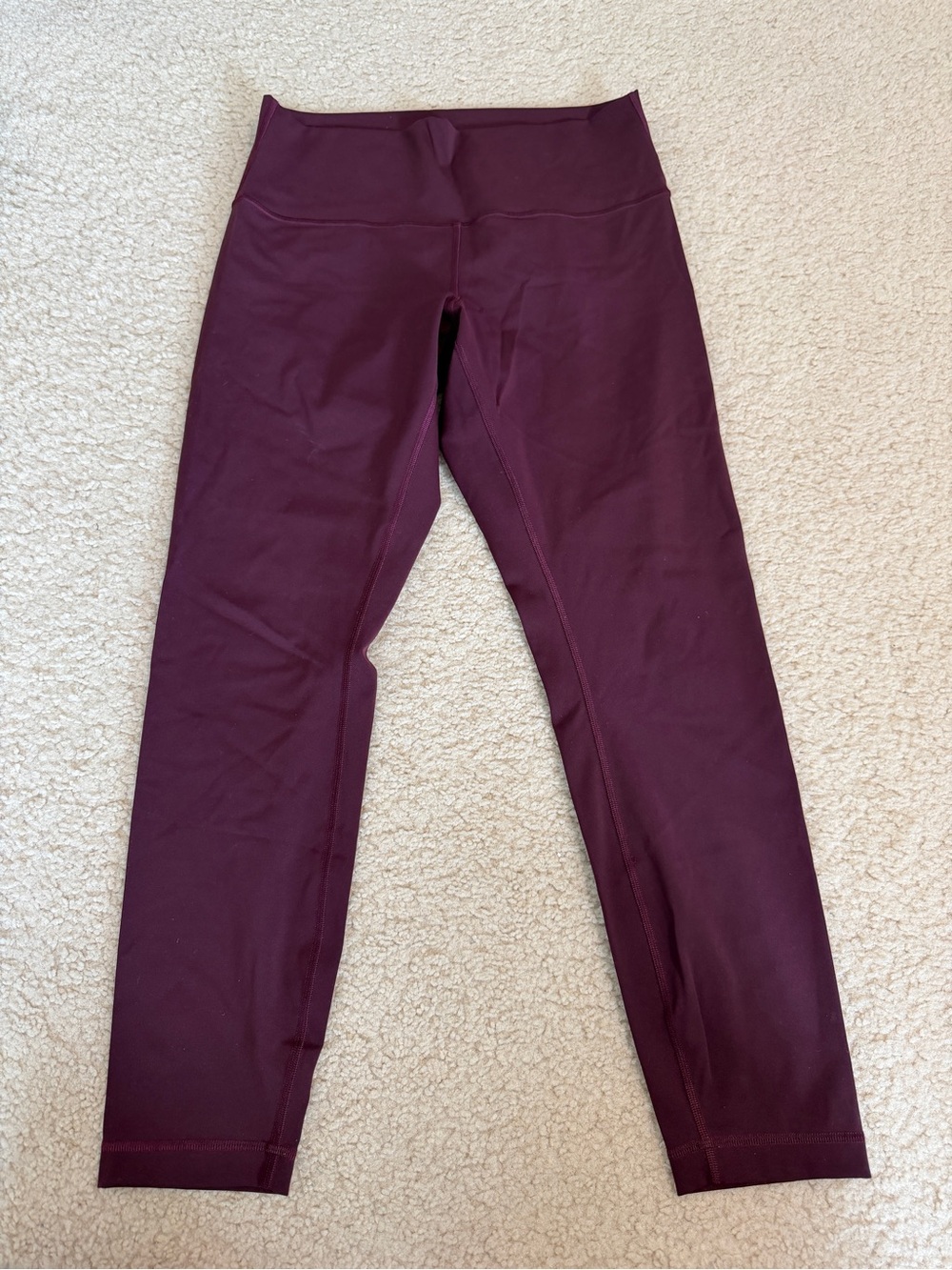 lululemon High-Waist Athletic Leggings - Burgundy